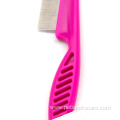 Cleaning Pink Handle Stainless Flea Pet Grooming Comb